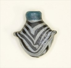 Amulet of a Heart, New Kingdom, Dynasty 18 (about 1350 BC), Egyptian, Egypt, Glass, 1.6 × 1.6 × 0.3