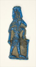Amulet of the God Seth, New Kingdom, Dynasty 19–20 (about 1295–1069 BC), Egyptian, Egypt, Faience,