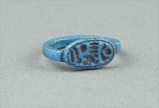 Finger Ring with the Throne Name of King Horemheb, New Kingdom, Dynasty 18, reign of Horemheb