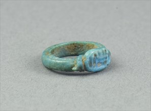 Ring: Amun-Ra, flanked by nb signs, New Kingdom, Dynasty 18 (about 1390 BC), Egyptian, Egypt,