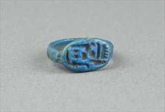 Ring: Amun-Ra, King of the Gods, the Lord, New Kingdom, Dynasties 18–20 (about 1550–1069 BC),