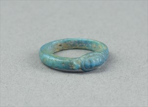Ring: Scarab, New Kingdom, Dynasty 18 (about 1390 BC), Egyptian, Egypt, Faience, W. 0.6 (1/4 in.),