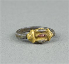 Ring: with Inlaid Openwork Bezel, New Kingdom, Dynasty 18 (about 1350 BC), Egyptian, Egypt,