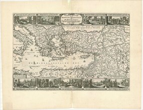 Map, Geographische beschryvinghe van de wandeling der apostelen ende de reysen Pauli, mitsgaders de