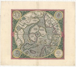 Map, Septentrionalivm Terrarum descriptio. Per Gerardum Mercatorem ..., Gerard Mercator