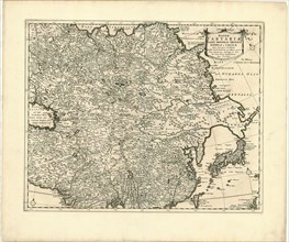 Map, Magnæ Tartariæ, magni Mogolis imperii, Iaponiæ et Chinæ, nova descriptio ex tabula ... D.N.