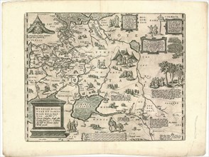 Map, Rvssiae, Moscoviae et Tartariae descriptio auctore Antonio Ienkensono Anglo, edita Londini