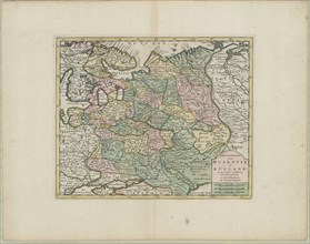Map, Nieuwe kaart van Muskovie of Rusland na de laatste ondekking int licht gebracht J. Keijser