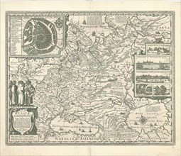 Map, Tabula Russiæ ex mandato Foedor Borissovitsj delineata magna studio plurimis in locis aucta