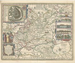 Map, Tabula Russiæ ex mandato Foedor Borissovitsj delineata magna studio plurimis in locis aucta