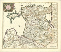 Map, Tabula ducatuum Livoniae et Curlandiae recentior incisa editaque per Gerardum Valck, Gerhard