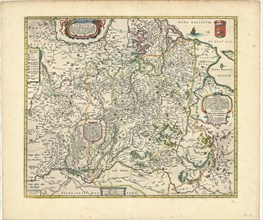 Map, Magni dvcatvs Lithvaniæ et regionum adiacentium exacta descriptio ... ... edita a I. Blaeu,