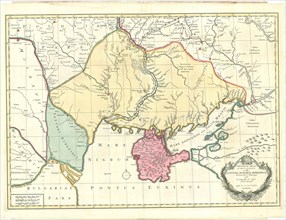 Map, Theatrum belli A° MDCCXXXVII a milite augustae Russorum imperatricis adversus Turcas