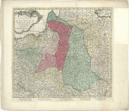 Map, Carte generale et itineraire de la Pologne, telle qu'elle est divisée apresant entre la