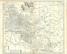 Map, Mappa geographica exactissima continens Imperatoris Hæreditarium Dominium Silesiam, nec non