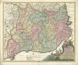 Map, Nieuwe kaart van 't Hertogdom Sileesien, met zyne onderhoorige vorstendommen en heerschappen,