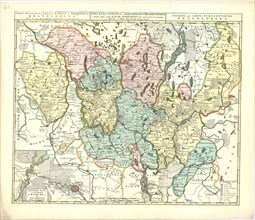 Map, Nova electoratvs et marchionatvs Brandenbvrgici tabula =, I.P. Gundlingius (1673-1731),
