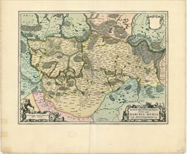 Map, March. Brandenburgici pars, quæ Marchia Media vulgo Mittelmarck audit, Frederick de Wit