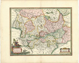 Map, Bravnswyck et Meydbvrg, Evert Symonszoon Hamersveld (c. 1591/92-), Copperplate print