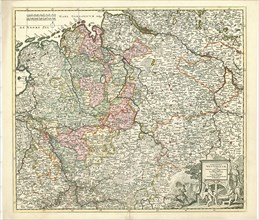 Map, Circulus Westphaliae cum omnibus suis subjacentibus provinciis novissima delineatio, Reinier