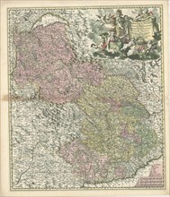 Map, Franciae Orientalis (Vvlgo Franckenlant) Descriptio, Gottfried Maschop (1568-1577 fl.),
