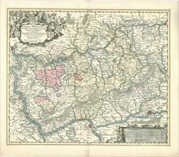 Map, Nassovia principatus, cum omnibus ei pertinentibus comitatibus dominiiis, ac praefecturis, ut