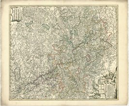 Map, Circulus electorum Rheni sive Rhenanus Inferior complectens accuratam descriptionem