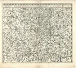 Map, Nicolaes Jansz. Visscher (1618-1679), Copperplate print