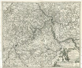 Map, Archiepiscopatus ac electoratus Trevirensis ditio, in ejusdem praefecturas et alias