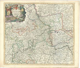 Map, Archiepiscopatus ac Electoratus Trevirensis et Eyfalia, Tractus Novissima et Accuratissima