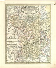 Map, Partie occidentale du temporel de l'archevesché et eslectorat, de Treves, Guillaume Sanson