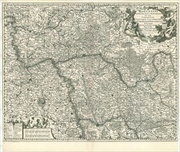 Map, Moguntini archiepiscopat' et electoratus, nec non comitatuum utriusque Cattimeliboci