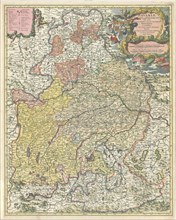 Map, S. R. I. Bavariae circulus atque electoratus, Nicolaes Jansz. Visscher (1618-1679),