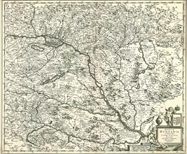 Map, Regnum Hungaria in omnes suos comitatus accurate divisum et editum, Frederick de Wit