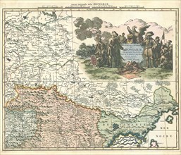 Map, Théatre de la guerre en Hongarie Transilvanie &c, Nicolas Sanson (1600-1667), Copperplate