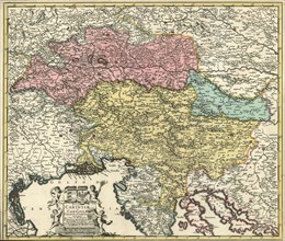 Map, Ducatus Carintiae et Carniolae Cilleiaeque comitatus nova tabula, Frederick de Wit