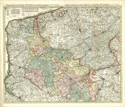 Map, Comitatus Artesiae et Flandriae Meridionalis et regionum circumjacentium nova descriptio =,