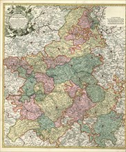 Map, Comté et gouvernement general de Champagne ou sont la vraye Champagne, la Brie, le Remois,