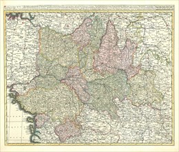 Map, Gerhard Valk (-1726), Copperplate print