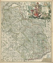 Map, Regiae celsitudinis Sabaudicae Status, consistens in Sabaudiae ac Montisferrati ducatus,
