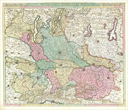 Map, Ducatus Mediolanensis Parmensis et Montisferrati cum omnibus suis provinciis novissima