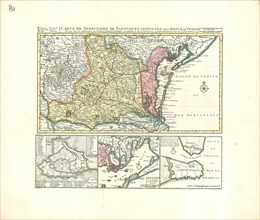 Map, Carte de territoire de Padouan, et le Dogado de la repub. de Venise, Paolo Bartolommeo Clarici