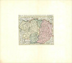 Map, Carte le duché de Perme, de Plaisance, les etat Palavicin et de M. de Stefano, Giacomo