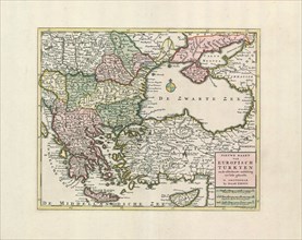 Map, Nieuwe kaart van Europisch Turkyen na de alderlaaste ondekking int licht gebracht, Jacob
