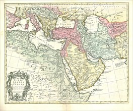 Map, A map of Turky Arabia & Persia corrected from the latest travels and from the observations of