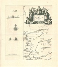 Map, Hellas, seu Græcia vniversa, Johann Lauremberg (1590-1658), Copperplate print