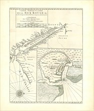 Map, Carte particuliere de la Mer Rouge &c., Copperplate print