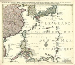 Map, 2 Partie de la nouvelle grande carte des Indes Orientales, Habile connoisseur Un, Copperplate