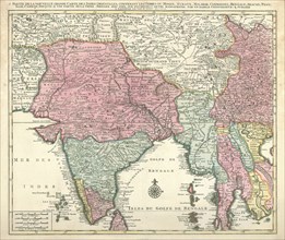 Map, 1 Partie de la nouvelle grande carte des Indes Orientales, Habile connoisseur Un, Copperplate