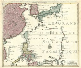 Map, 2 Partie de la nouvelle grande carte des Indes Orientales, Habile connoisseur Un, Copperplate